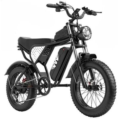Vélo Électrique YVY Q20 - Moteur 1000W - Batterie Amovible 48V 20Ah - Autonomie 90km - Roue 20’’Gros Pneu - Publicité Vélo Électrique YVY Q20 - Moteur 1000W - Batterie Amovible 48V 20Ah - Autonomie 90km - Roue 20’’Gros Pneu - Publicité