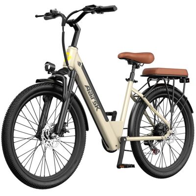 AAAIRSK Vélo électrique de ville Aairsk S600 26 po jaune Jaune - Publicité AAAIRSK Vélo électrique de ville Aairsk S600 26 po jaune Jaune - Publicité