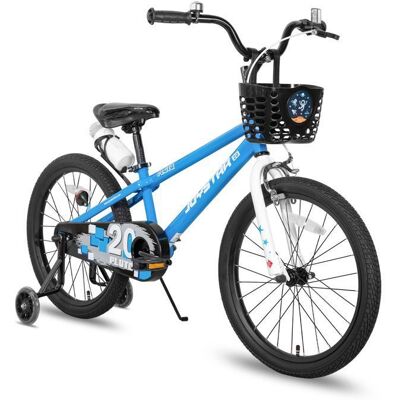 Vélo enfant - JOYSTAR - 20 pouces - Roues dentraînement lumineuses - Gris Bleu - Publicité Vélo enfant - JOYSTAR - 20 pouces - Roues dentraînement lumineuses - Gris Bleu - Publicité