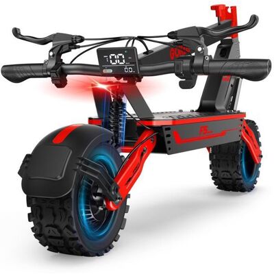 Trottinette éLectrique Gokeep F5 Pour Adultes Moteur 1000 W Pneus Tout-Terrain 11 Pouces Batterie 52 V 20 Ah Pliable Rouge - Publicité Trottinette éLectrique Gokeep F5 Pour Adultes Moteur 1000 W Pneus Tout-Terrain 11 Pouces Batterie 52 V 20 Ah Pliable Rouge - Publicité