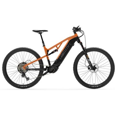 Vélo électrique montagne - LANKELEISI - GT800 - Moteur central - Batterie 48V 20Ah - Suspension tout suspendu Noir - Publicité Vélo électrique montagne - LANKELEISI - GT800 - Moteur central - Batterie 48V 20Ah - Suspension tout suspendu Noir - Publicité