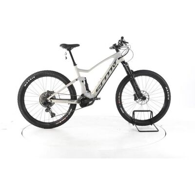 Vélo électrique - Scott Strike eRIDE 910 - gris - VTT électrique tout suspendu - Bosch 625 Wh Reconditionné Gris - Publicité Vélo électrique - Scott Strike eRIDE 910 - gris - VTT électrique tout suspendu - Bosch 625 Wh Reconditionné Gris - Publicité