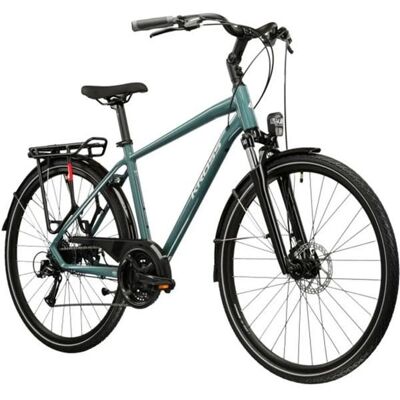 Vélo tout chemin trekking 28 Kross trans 3.0 - vert/argent - Vert - M (19) Vert - Publicité Vélo tout chemin trekking 28 Kross trans 3.0 - vert/argent - Vert - M (19) Vert - Publicité