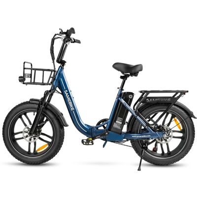 Vélo électrique pliable SAMEBIKE C05 Pro 250 W 36 V 13 Ah Fat Bike bleu foncé Bleu - Publicité Vélo électrique pliable SAMEBIKE C05 Pro 250 W 36 V 13 Ah Fat Bike bleu foncé Bleu - Publicité