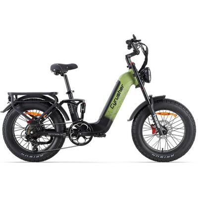 Vélo électrique Cyrusher Kommoda 3.0 Fatbike batterie 48V 20Ah vert Vert - Publicité Vélo électrique Cyrusher Kommoda 3.0 Fatbike batterie 48V 20Ah vert Vert - Publicité