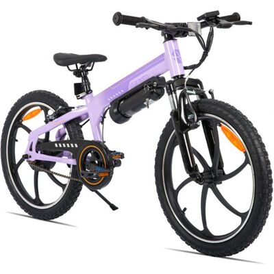 Vélo électrique JOYSTAR - Équipé dun moteur sans balais de 250 W dune batterie amovible et dune autonomie de 24 km - Violet Violet - Publicité Vélo électrique JOYSTAR - Équipé dun moteur sans balais de 250 W dune batterie amovible et dune autonomie de 24 km - Violet Violet - Publicité
