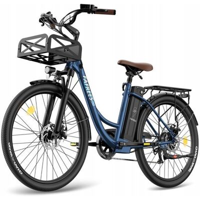 FAFREES F26 Lasting Vélo électrique urbain Batterie25AH 140KM 250W 26 Bleu Bleu - Publicité FAFREES F26 Lasting Vélo électrique urbain Batterie25AH 140KM 250W 26 Bleu Bleu - Publicité