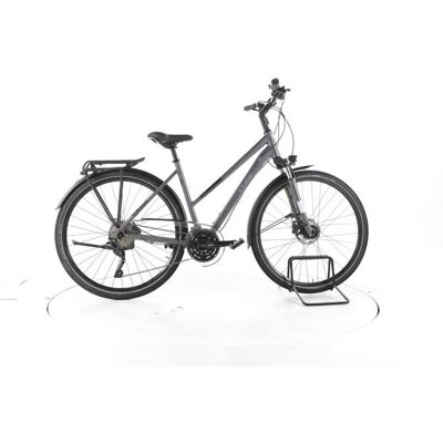 Vélo - Cube Touring EXC - gris - Vélo de ville et de trekking - Aluminium Reconditionné Gris - Publicité Vélo - Cube Touring EXC - gris - Vélo de ville et de trekking - Aluminium Reconditionné Gris - Publicité