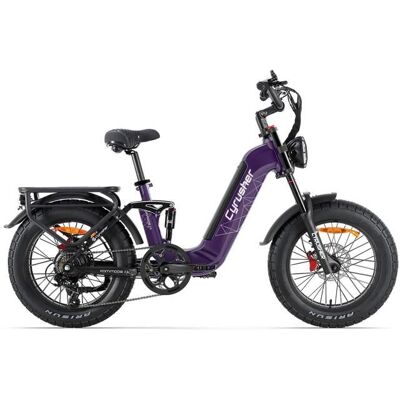Vélo électrique Cyrusher Kommoda 3.0 Fatbike batterie 48V 20Ah violet Violet - Publicité Vélo électrique Cyrusher Kommoda 3.0 Fatbike batterie 48V 20Ah violet Violet - Publicité