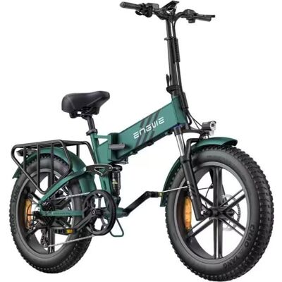 Vélo électrique pliant ENGWE ENGINE Pro 2.0 - Autonomie de 110 km - Batterie 52 V 16 Ah - Suspension intégrale - Vert Vert - Publicité Vélo électrique pliant ENGWE ENGINE Pro 2.0 - Autonomie de 110 km - Batterie 52 V 16 Ah - Suspension intégrale - Vert Vert - Publicité