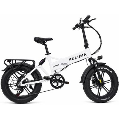 Vélo Électrique Pliable Fat Bike 20 PULUMA EB FM-2.0 48V 15Ah Removoible Blanc Blanc - Publicité Vélo Électrique Pliable Fat Bike 20 PULUMA EB FM-2.0 48V 15Ah Removoible Blanc Blanc - Publicité