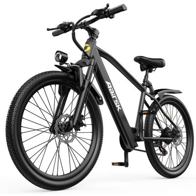 AAAIRSK Vélo électrique de ville Aairsk GT300 26 po 36 V 250 W 10 Ah NFC Noir Noir - Publicité AAAIRSK Vélo électrique de ville Aairsk GT300 26 po 36 V 250 W 10 Ah NFC Noir Noir - Publicité
