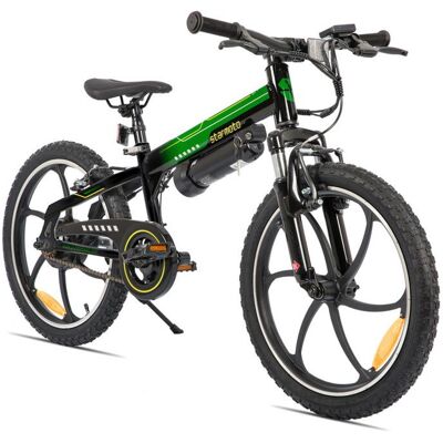 Vélo électrique JOYSTAR - Équipé dun moteur sans balais de 250 W dune batterie amovible et dune autonomie de 24 km - Vert Vert - Publicité Vélo électrique JOYSTAR - Équipé dun moteur sans balais de 250 W dune batterie amovible et dune autonomie de 24 km - Vert Vert - Publicité
