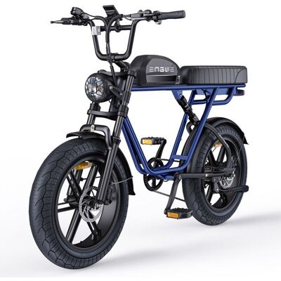 Vélo électrique - ENGWE - M1 - Batterie 48V 156Ah - Autonomie 90 km - Tout suspendu Bleu - Publicité Vélo électrique - ENGWE - M1 - Batterie 48V 156Ah - Autonomie 90 km - Tout suspendu Bleu - Publicité