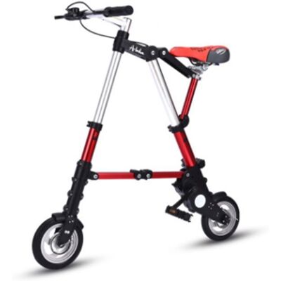 Vélo Pliant - Nearful - 8 Pouces Ultra Compact Léger Cadre en Alliage dAluminium Guidon Réglable Pour Ville Camping Voyage Rouge - Publicité Vélo Pliant - Nearful - 8 Pouces Ultra Compact Léger Cadre en Alliage dAluminium Guidon Réglable Pour Ville Camping Voyage Rouge - Publicité