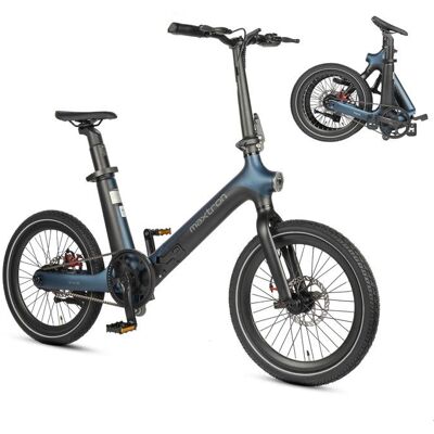 Maxtron Smart30 - Vélo Électrique Pliable 20 - Moteur 250W 25km/h - Batterie 36V 9.6Ah - Autonomie 70km - Ultra Léger 21kg - bleu Bleu - Publicité Maxtron Smart30 - Vélo Électrique Pliable 20 - Moteur 250W 25km/h - Batterie 36V 9.6Ah - Autonomie 70km - Ultra Léger 21kg - bleu Bleu - Publicité