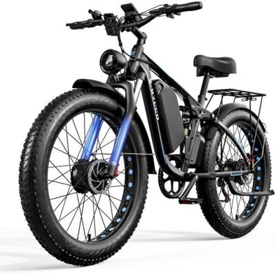 E-BYCCO Vélo Électrique - E·Bycco EB7 PRO - Moteur 2000W - Batterie 52V 23Ah étanche - Pneus 26x40 - Publicité E-BYCCO Vélo Électrique - E·Bycco EB7 PRO - Moteur 2000W - Batterie 52V 23Ah étanche - Pneus 26x40 - Publicité