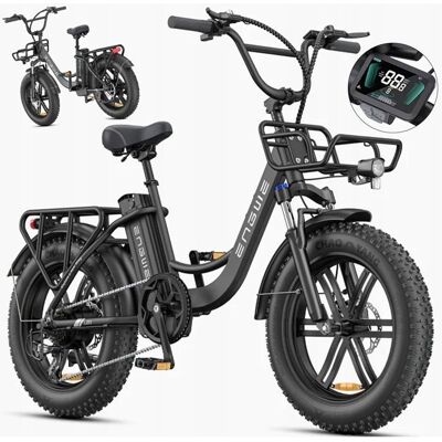 ENGWE L20 BOOST - Vélo électrique 20 - Autonomie 140km - Batterie Amovible 48V13Ah - Moteur 250W - 7 vitesses - VTC Fat bikeNoir Noir - Publicité ENGWE L20 BOOST - Vélo électrique 20 - Autonomie 140km - Batterie Amovible 48V13Ah - Moteur 250W - 7 vitesses - VTC Fat bikeNoir Noir - Publicité