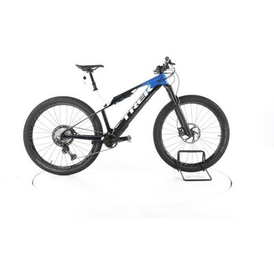 Vélo électrique - Trek E-Caliber 9.8 XT - bleu - VTT électrique tout suspendu - FAZUA 250 Wh Reconditionné Bleu - Publicité Vélo électrique - Trek E-Caliber 9.8 XT - bleu - VTT électrique tout suspendu - FAZUA 250 Wh Reconditionné Bleu - Publicité