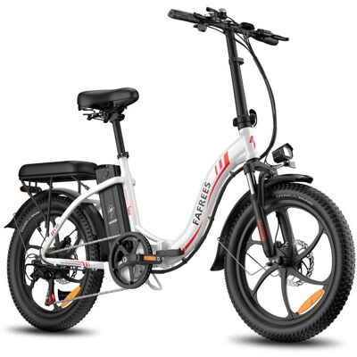 FAFREES F20 Vélo Électrique - Moteur 250W Batterie 36V18Ah 20 Freins Mécaniques - Blanc Blanc - Publicité FAFREES F20 Vélo Électrique - Moteur 250W Batterie 36V18Ah 20 Freins Mécaniques - Blanc Blanc - Publicité