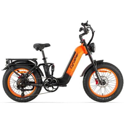 Vélo électrique Cyrusher Kommoda 3.0 Fatbike batterie 48V 20Ah orange Orange - Publicité Vélo électrique Cyrusher Kommoda 3.0 Fatbike batterie 48V 20Ah orange Orange - Publicité