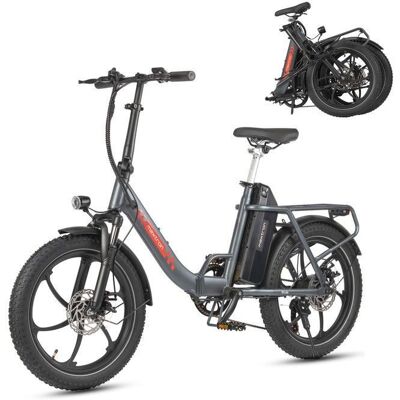 MAXTRON Vélo Électrique Pliant 20 Pouces – Moteur 250W Batterie 20Ah (960 Wh) jusqu’à 120 km d’Autonomie 7 Vitesses-gris Gris - Publicité MAXTRON Vélo Électrique Pliant 20 Pouces – Moteur 250W Batterie 20Ah (960 Wh) jusqu’à 120 km d’Autonomie 7 Vitesses-gris Gris - Publicité