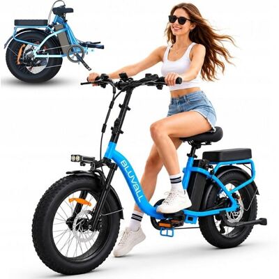 2026 BLUVALL Z01 - Vélo électrique pliant - Moteur 250 W - Batterie 36V 13Ah 25 km/h - Autonomie 50km - Pneus 20 x 30 - Bleu Bleu - Publicité 2026 BLUVALL Z01 - Vélo électrique pliant - Moteur 250 W - Batterie 36V 13Ah 25 km/h - Autonomie 50km - Pneus 20 x 30 - Bleu Bleu - Publicité