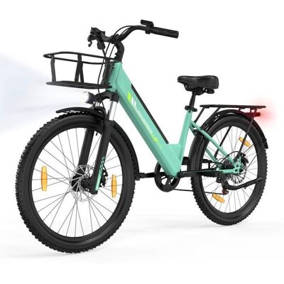 Runetic LE007 Vélo Électrique 26 - Moteur 250W - Batterie 36V 13Ah - 25 km/h Max - Autonomie 80kmVert Vert - Publicité Runetic LE007 Vélo Électrique 26 - Moteur 250W - Batterie 36V 13Ah - 25 km/h Max - Autonomie 80kmVert Vert - Publicité