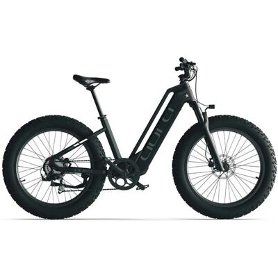 Cyrusher Aura Vélo Électrique Fat Bike 26 Batterie Samsung 52V 15Ah Capteur de Couple Noir Noir - Publicité Cyrusher Aura Vélo Électrique Fat Bike 26 Batterie Samsung 52V 15Ah Capteur de Couple Noir Noir - Publicité