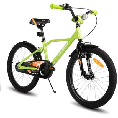 Vélo denfant - HILAND - Rétro décontracté - Roues 20 pouces - 7-13 ans - Vert Vert - Publicité Vélo denfant - HILAND - Rétro décontracté - Roues 20 pouces - 7-13 ans - Vert Vert - Publicité