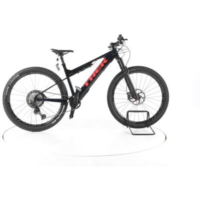 Vélo électrique - Trek E-Caliber 9.8 XT - noir - VTT électrique tout suspendu - FAZUA 252 Wh Reconditionné Noir - Publicité Vélo électrique - Trek E-Caliber 9.8 XT - noir - VTT électrique tout suspendu - FAZUA 252 Wh Reconditionné Noir - Publicité