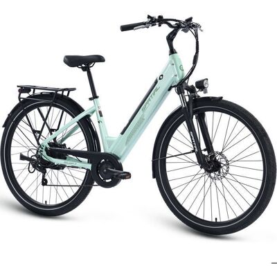 SPATIAL Vélo électrique 29 Vert clair-Moteur 600W- Batterie 48V12Ah- Shimano 7 Vitesses - VTT Ville E-Bike - Autonomie 100 km - Publicité SPATIAL Vélo électrique 29 Vert clair-Moteur 600W- Batterie 48V12Ah- Shimano 7 Vitesses - VTT Ville E-Bike - Autonomie 100 km - Publicité