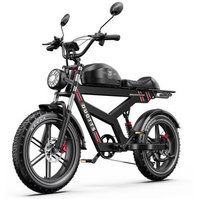Vélo à assistance électrique DUOTTS-F20 - Moteur 750 W - Batterie 52 V 27 Ah - Pneus 20 pouces - Autonomie de 140 km Noir - Publicité Vélo à assistance électrique DUOTTS-F20 - Moteur 750 W - Batterie 52 V 27 Ah - Pneus 20 pouces - Autonomie de 140 km Noir - Publicité