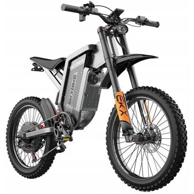 Vélo électrique EKX X21 MAX 19 noir moteur 6000W batterie 60V 30Ah vitesse 75 km/h suspension intégrale freins hydrauliques Noir - Publicité Vélo électrique EKX X21 MAX 19 noir moteur 6000W batterie 60V 30Ah vitesse 75 km/h suspension intégrale freins hydrauliques Noir - Publicité