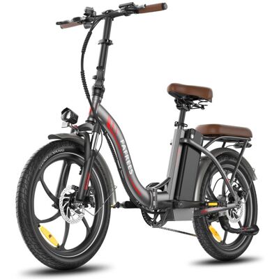 Fafrees F20+ Pro Vélo électrique pliable 20 x 30 Fatbike 250W moteur 25 Ah batterie 7 vitesses assistance électrique 25 km/h Gris Gris - Publicité Fafrees F20+ Pro Vélo électrique pliable 20 x 30 Fatbike 250W moteur 25 Ah batterie 7 vitesses assistance électrique 25 km/h Gris Gris - Publicité