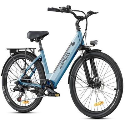 Vélo électrique (VTC) - HILLMILES - Milecity 1 - Moteur 250W - Batterie amovible 36V 13Ah - Autonomie 100 km Bleu - Publicité Vélo électrique (VTC) - HILLMILES - Milecity 1 - Moteur 250W - Batterie amovible 36V 13Ah - Autonomie 100 km Bleu - Publicité