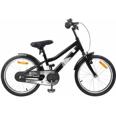 Vélo pour Enfants 18 Pouces pour les 5-7 ans - vidaXL - acier - noir - 123 x 51 x 78 cm 9252518 Noir - Publicité Vélo pour Enfants 18 Pouces pour les 5-7 ans - vidaXL - acier - noir - 123 x 51 x 78 cm 9252518 Noir - Publicité