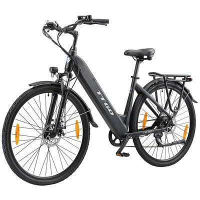 TTGO HZ-28ST Vélo électrique 250W - Batterie 36V 20Ah - Autonomie 120 km Noir - Publicité TTGO HZ-28ST Vélo électrique 250W - Batterie 36V 20Ah - Autonomie 120 km Noir - Publicité