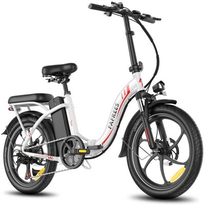 Fafrees F20+ Vélo électrique pliable 36V 20Ah batterie 250W moteur 20 x 30 Vélo tout terrain électrique Shimano 7 vitesses Blanc Blanc - Publicité Fafrees F20+ Vélo électrique pliable 36V 20Ah batterie 250W moteur 20 x 30 Vélo tout terrain électrique Shimano 7 vitesses Blanc Blanc - Publicité