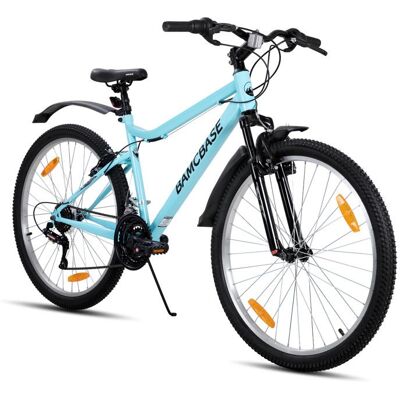 Hiland Vélo VTT Femme Adulte 26 Pouces 18 VitessesCadre en Acier au CarboneIdéal pour Ville et Loisirs Freins en V -Vert Menthe Vert - Publicité Hiland Vélo VTT Femme Adulte 26 Pouces 18 VitessesCadre en Acier au CarboneIdéal pour Ville et Loisirs Freins en V -Vert Menthe Vert - Publicité