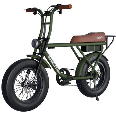 Vélo Fatbike Électrique Biplace Cargo Garrett Miller X : Robuste et Fiable Vert - Publicité Vélo Fatbike Électrique Biplace Cargo Garrett Miller X : Robuste et Fiable Vert - Publicité