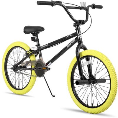 Vélo BMX Freestyle -JOYSTAR- 20”vélo enfant - Pour garçons filles et débutants - de 6 à 14 ans - 2 Pédales à clous - jaune Jaune - Publicité Vélo BMX Freestyle -JOYSTAR- 20”vélo enfant - Pour garçons filles et débutants - de 6 à 14 ans - 2 Pédales à clous - jaune Jaune - Publicité