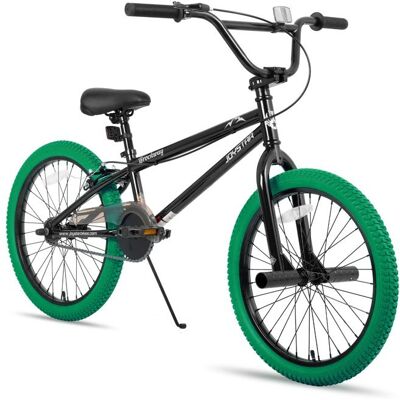 Vélo BMX Freestyle -JOYSTAR- 20”vélo enfant - Pour garçons filles et débutants - de 6 à 14 ans - 2 Pédales à clous - vert Vert - Publicité Vélo BMX Freestyle -JOYSTAR- 20”vélo enfant - Pour garçons filles et débutants - de 6 à 14 ans - 2 Pédales à clous - vert Vert - Publicité
