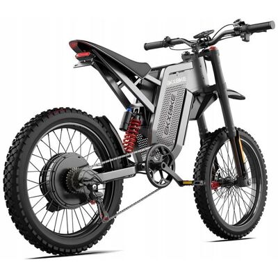 Vélo électrique EKX X21 MAX 19 noir moteur 3000W batterie 60V 30Ah vitesse 75 km/h suspension intégrale freins hydrauliques Noir - Publicité Vélo électrique EKX X21 MAX 19 noir moteur 3000W batterie 60V 30Ah vitesse 75 km/h suspension intégrale freins hydrauliques Noir - Publicité