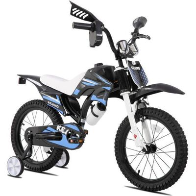 Vélo enfant - JOYSTAR - KEANO MotoBike - 16 pouces - Avec stabilisateurs - Bleu Bleu - Publicité Vélo enfant - JOYSTAR - KEANO MotoBike - 16 pouces - Avec stabilisateurs - Bleu Bleu - Publicité