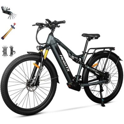 HEDAX Vélo électrique HEDATX 29” 48 V/192 Ah VTT électrique 1000 W eBike Shimano 27 vitesses 45 km/h Noir - Publicité HEDAX Vélo électrique HEDATX 29” 48 V/192 Ah VTT électrique 1000 W eBike Shimano 27 vitesses 45 km/h Noir - Publicité