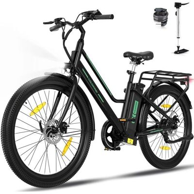 Vélo électrique VAE COLORWAY 27.5 Noir - Moteur 250W - Batterie Lithium Amovible 36V 12Ah - Pédalage Assisté Noir - Publicité Vélo électrique VAE COLORWAY 27.5 Noir - Moteur 250W - Batterie Lithium Amovible 36V 12Ah - Pédalage Assisté Noir - Publicité