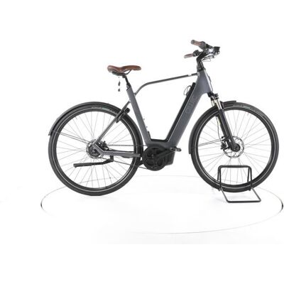 Vélo électrique - QWIC Premium Q MN8 - gris - Vélo électrique de ville - QWIC 756 Wh Reconditionné Gris - Publicité Vélo électrique - QWIC Premium Q MN8 - gris - Vélo électrique de ville - QWIC 756 Wh Reconditionné Gris - Publicité