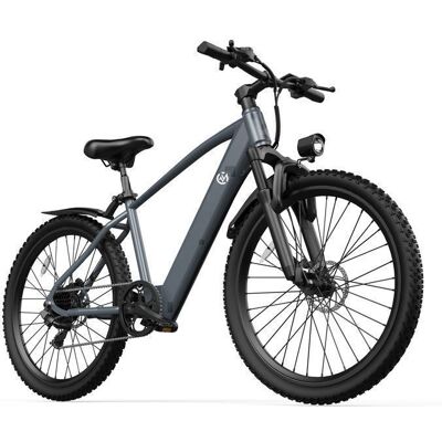 Vélo Électrique 26 - ZOONLAI L26 VTT - Moteur 250W - Batterie intégrée 36V 7.8Ah - Autonomie 70 km - 7 vitesses - Gris Gris - Publicité Vélo Électrique 26 - ZOONLAI L26 VTT - Moteur 250W - Batterie intégrée 36V 7.8Ah - Autonomie 70 km - 7 vitesses - Gris Gris - Publicité