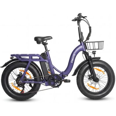 Vélo électrique pliant ESKUTE D202 48 V 208 Ah longue autonomie Fat Bike 20 Violet Violet - Publicité Vélo électrique pliant ESKUTE D202 48 V 208 Ah longue autonomie Fat Bike 20 Violet Violet - Publicité